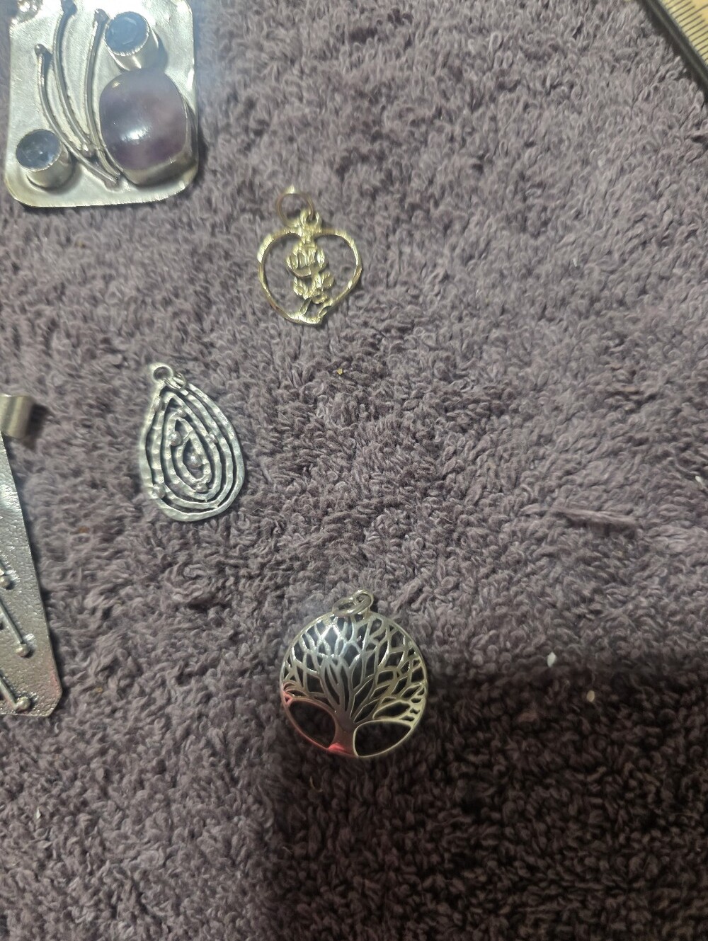 6 Different Silver Pendants Skmenwuth Gems - Picture 4 of 8